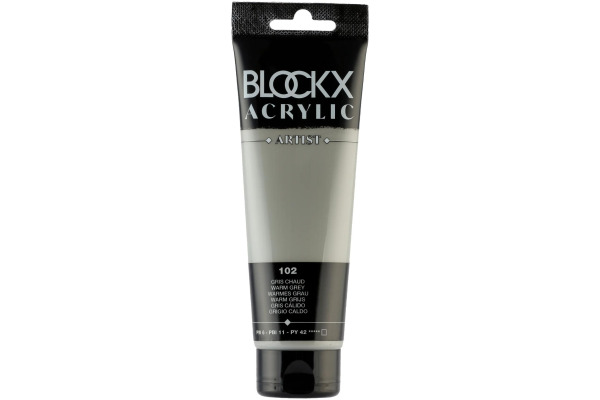 BLOCKX Acrylfarbe 120ml 60102BXC warmes grau