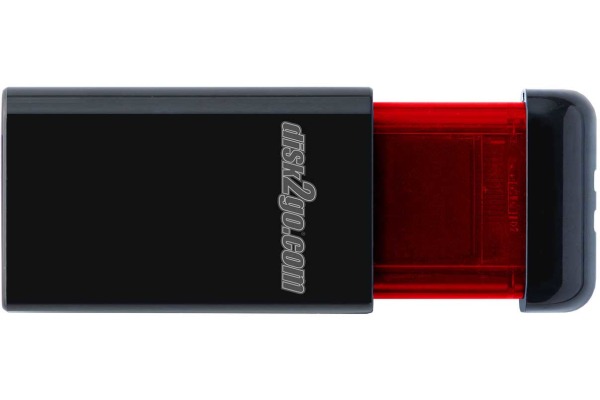 DISK2GO USB-Stick qlik edge 128GB 30006726 USB 3.1 red