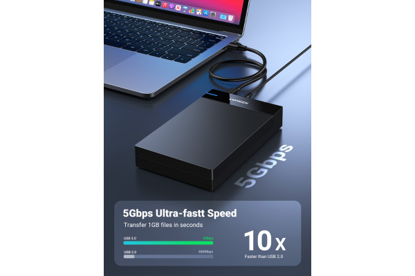 UGREEN SATA Hard Driver Enclosure 50422 USB 3.0 B to 3.5,2.5 (BB)