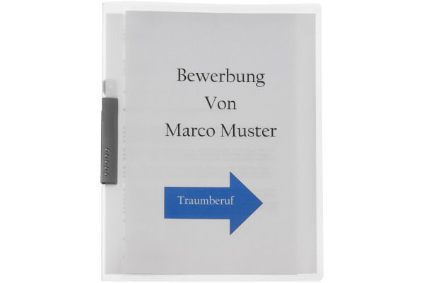 KOLMA Klemmhefter Tender A4 10.016.00 transparent, 2-teilig