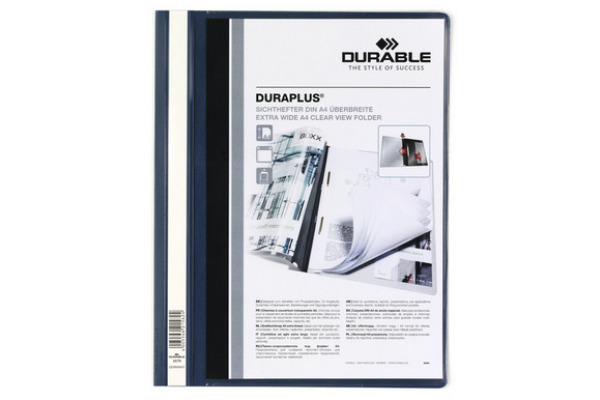 DURABLE Angebotshefter DURAPLUS 257907 für 100 Blatt A4 dunkelblau