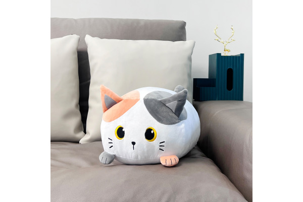I-TOTAL Kissen 33x35x18cm XL2207 Orange Cat