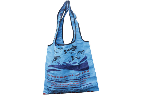 BEADBAGS Einkaufstasche Crispy Rice RI43.12 hellblau 50x1x76cm