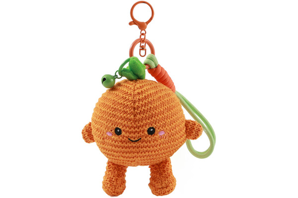I-TOTAL Schlüsselanhänger gehäkelt XL3455G Olly Orange