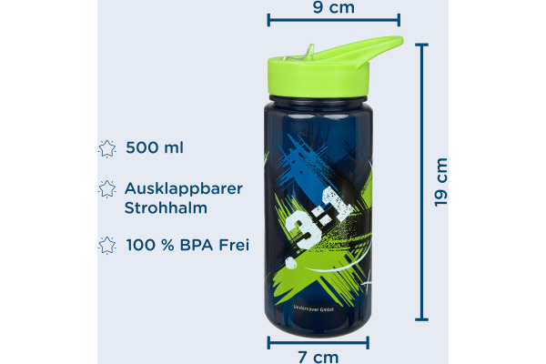 SCOOLI Trinkflasche Aero 500ml CSFO9913 Soccer Champ