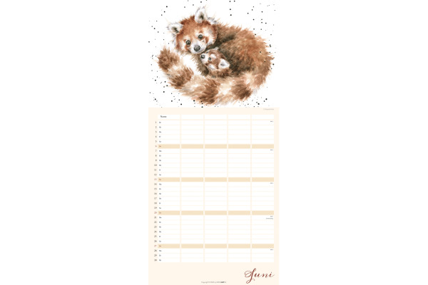 WEINGARTE Familienplaner 2027 331217127 Happy Family 22x48cm