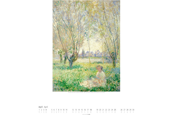 WEINGARTE Bildkalender 2027 295590027 Claude Monet DE 46x55cm