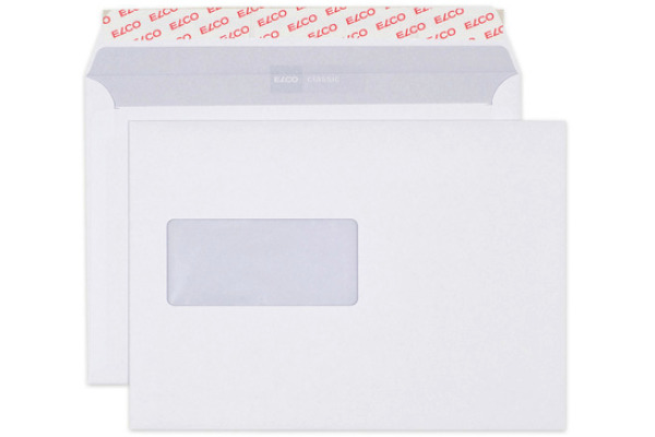 ELCO Couvert Classic m/Fenster C5 37999 100g, weiss 500 Stück