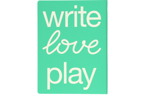 NUUNA Notizbuch GRAPHIC L A5 350056383 WRITE LOVE PLAY,dots 128 Blatt
