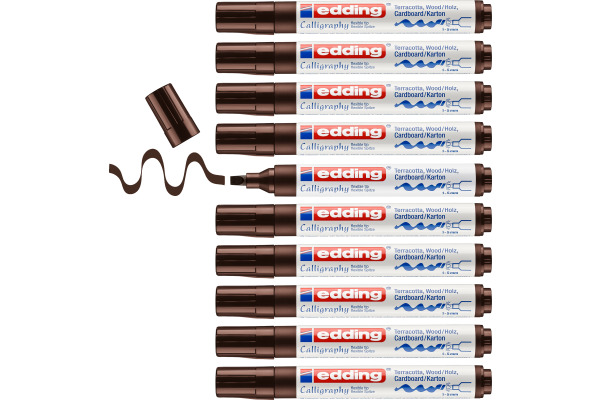 EDDING Permanent Marker 1455 1-5mm 1455-18 dunkelbraun