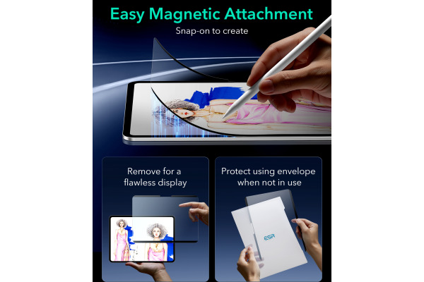 ESR Paper-Feel Magnetic Screen 1E1110103 iPad Air13 2024
