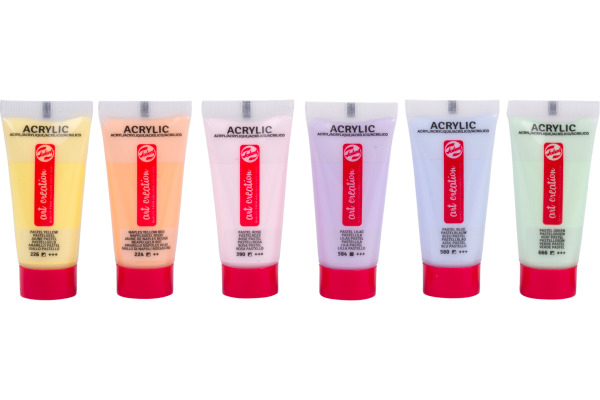 TALENS Acrylfarbe 6x12ml 9021862M Pastel