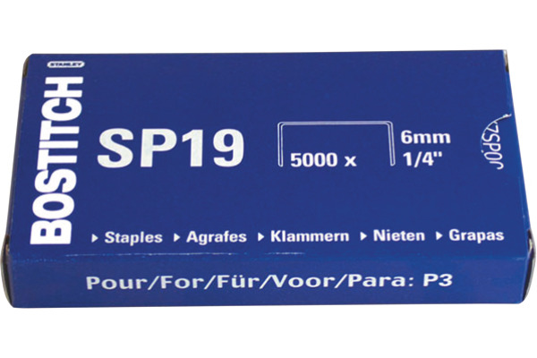 BOSTITCH Heftklammern SP19 1/4 6mm SP1906Z 5000 Stück