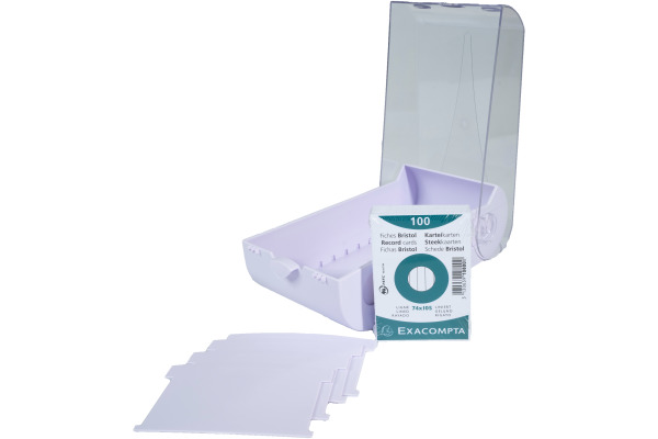 EXACOMPTA Karteikartenbox Bunny A8 5336423D malve 10x6.2x19.5cm