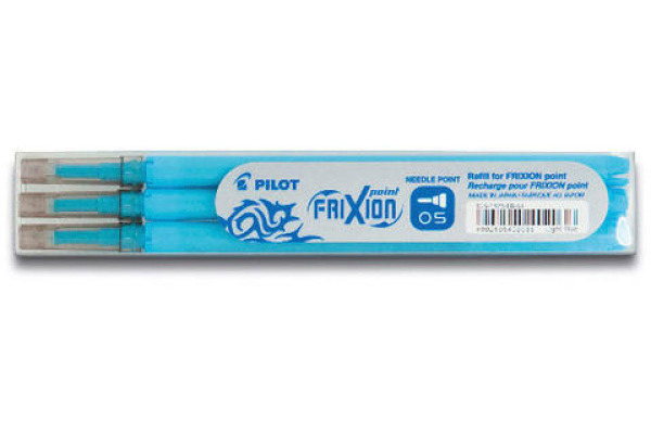 PILOT Roller FriXion Mine 0,5mm BLSFRP5LB hellblau 3 Stück
