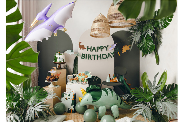 PARTYDECO Folienballon 49cm FB186 Triceratops