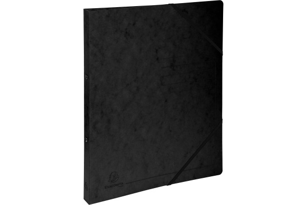 EXACOMPTA Ringbuch Colorspan 2cm 542551E 2 Ringe Gummizug schwarz A4