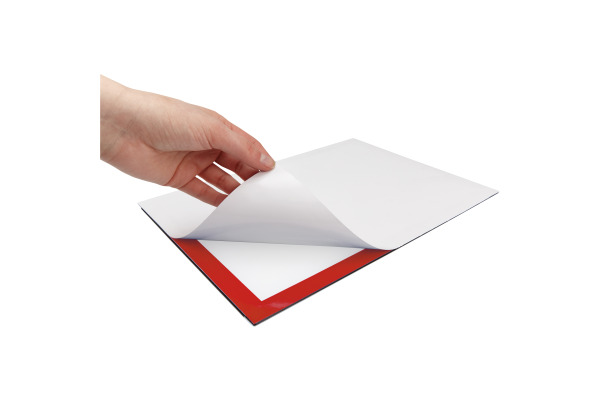 MAGNETOP. Magnetrahmen  A4 1131906 selbstklebend, rot 2 Stk.