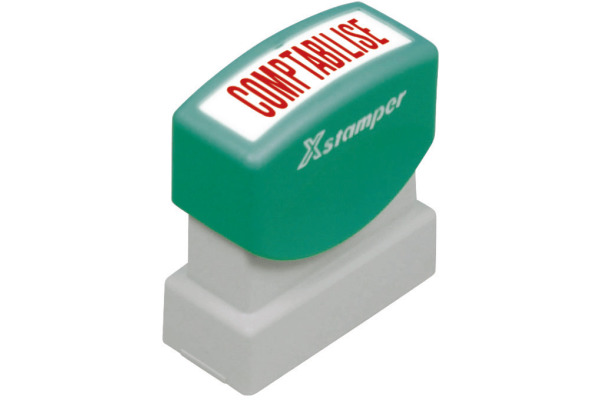 XSTAMPER Stempel Comptabilisé F F129-R rot