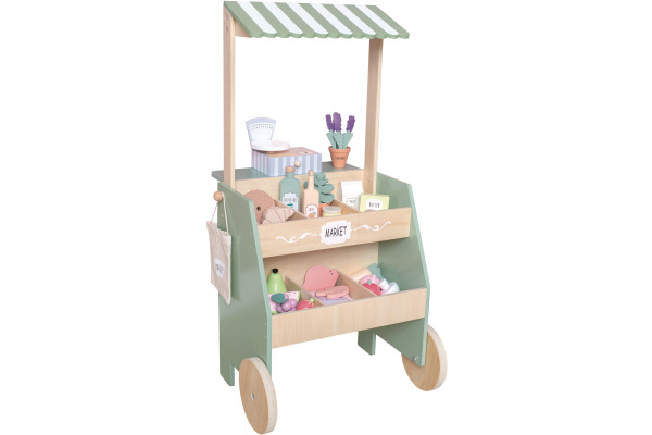 JABADABAD Marktstand W7268 Lebensmittel 40x40x79cm