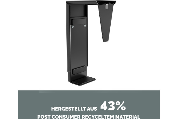 FELLOWES Thin Cli.Halterung untertisch 100136875 Schwarz