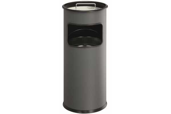 DURABLE Abfalleimer 333058 mit Ascher, 17L, anthrazit