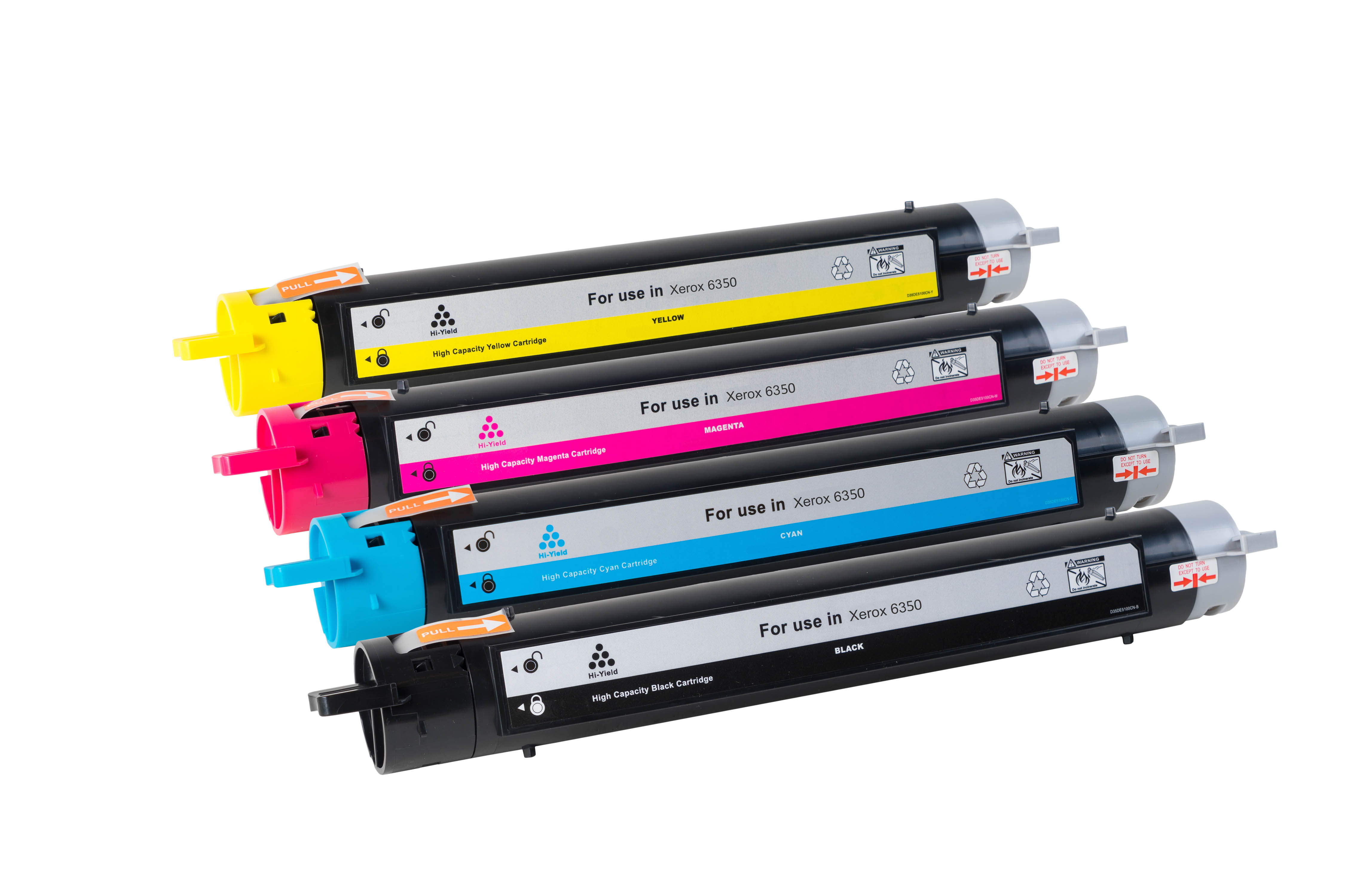 Tonerfabrik Toner SET Xerox Phaser 6350 Set mit allen vier Farben