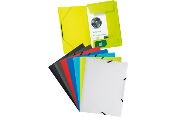 KOLMA Gummizugmappe Penda A4 11.067.16 opak weiss