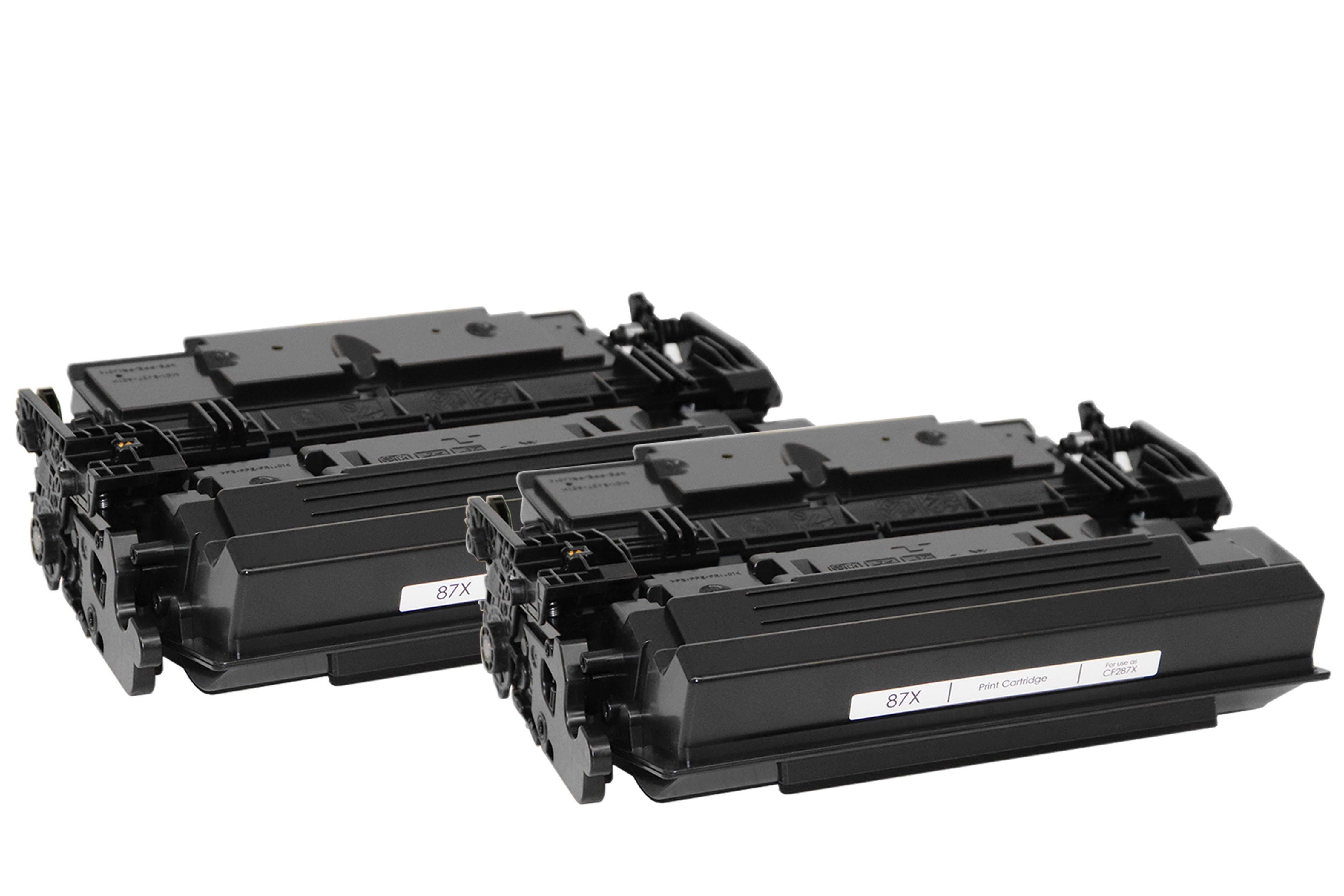 Tonerfabrik Toner CF287X DuoPack 2 Stück à 18'000 Seiten, schwarz