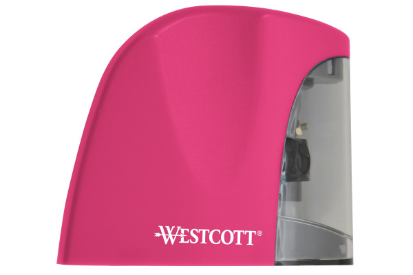 WESTCOTT Anspitzer 8mm E-5504200 pink batteriebetrieben