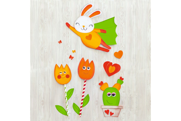 URSUS Bastelkarton A4 4784699 neon assortiert 20 Blatt