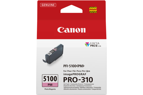 CANON Tintenpatrone photo magenta PFI-5100 iPF PRO-310 14ml