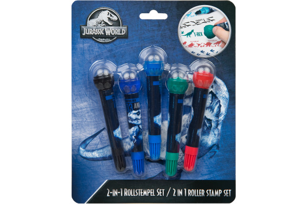 UNDERCOV 2-in-1 Rollstempel Set JURP0743 Jurassic World