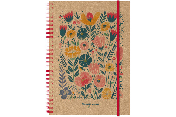 SIMPLEX Agenda Harmony 2027 40607.27 1W/2S Flowers ML 14.8x21cm