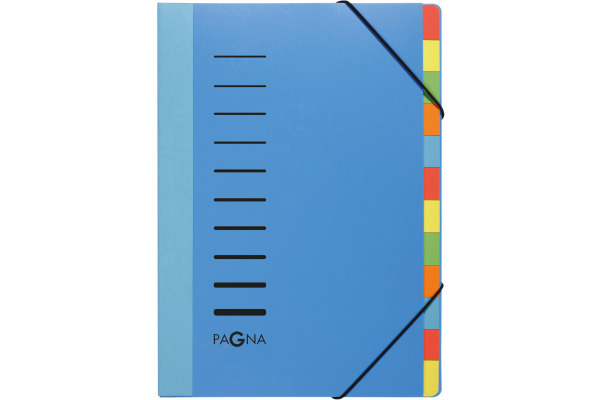 PAGNA Deskorganizer A4 44044-02 blau 12 Fächer