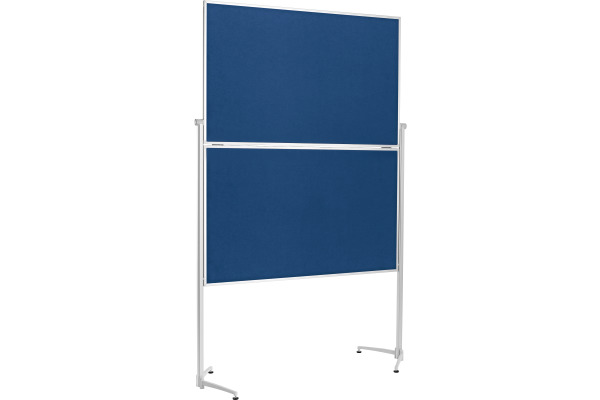 MAGNETOP. Design-Moderatorentafel Filz 1151303 blau, klappbar 1200x1500mm