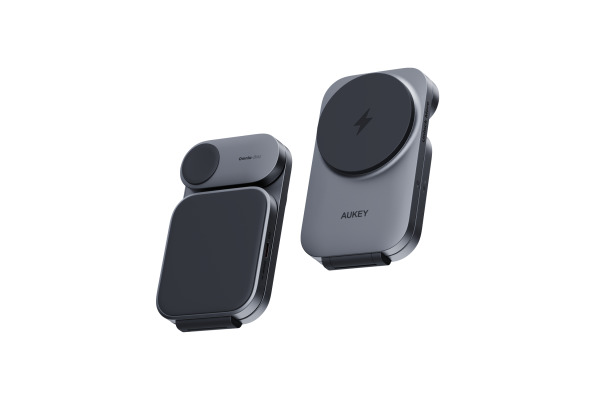 AUKEY MagFusionZ 3-IN-1 foldable LC-MC312P Wirel.Charger 25W Qi2.2,Bl..