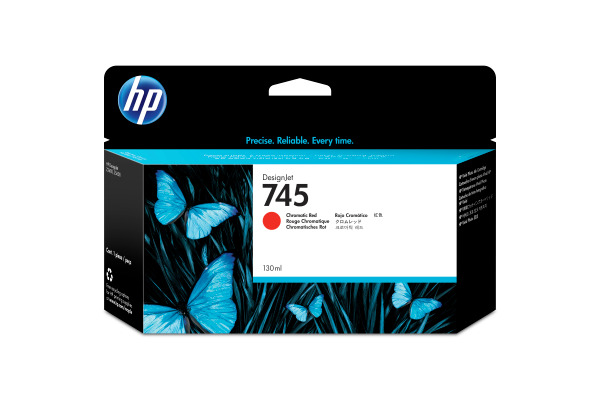 HP Tintenpatrone 745 chrom. red F9K00A DesignJet Z5600 130ml