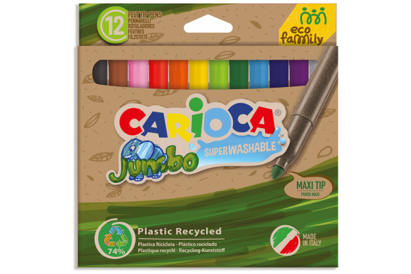 CARIOCA Fasermaler 43100 Jumbo Eco E-12
