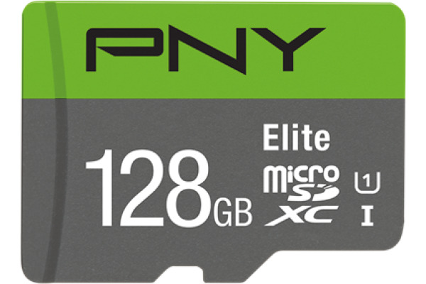 PNY micro-SDXC Elite 128GB PSDU128V1 UHS-I U1/A1(V10)&SD adapter