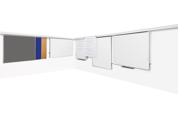 MAGNETOP. Wandflipchart Wand/Schiene 1246010 komp. montierbar 750x1000mm