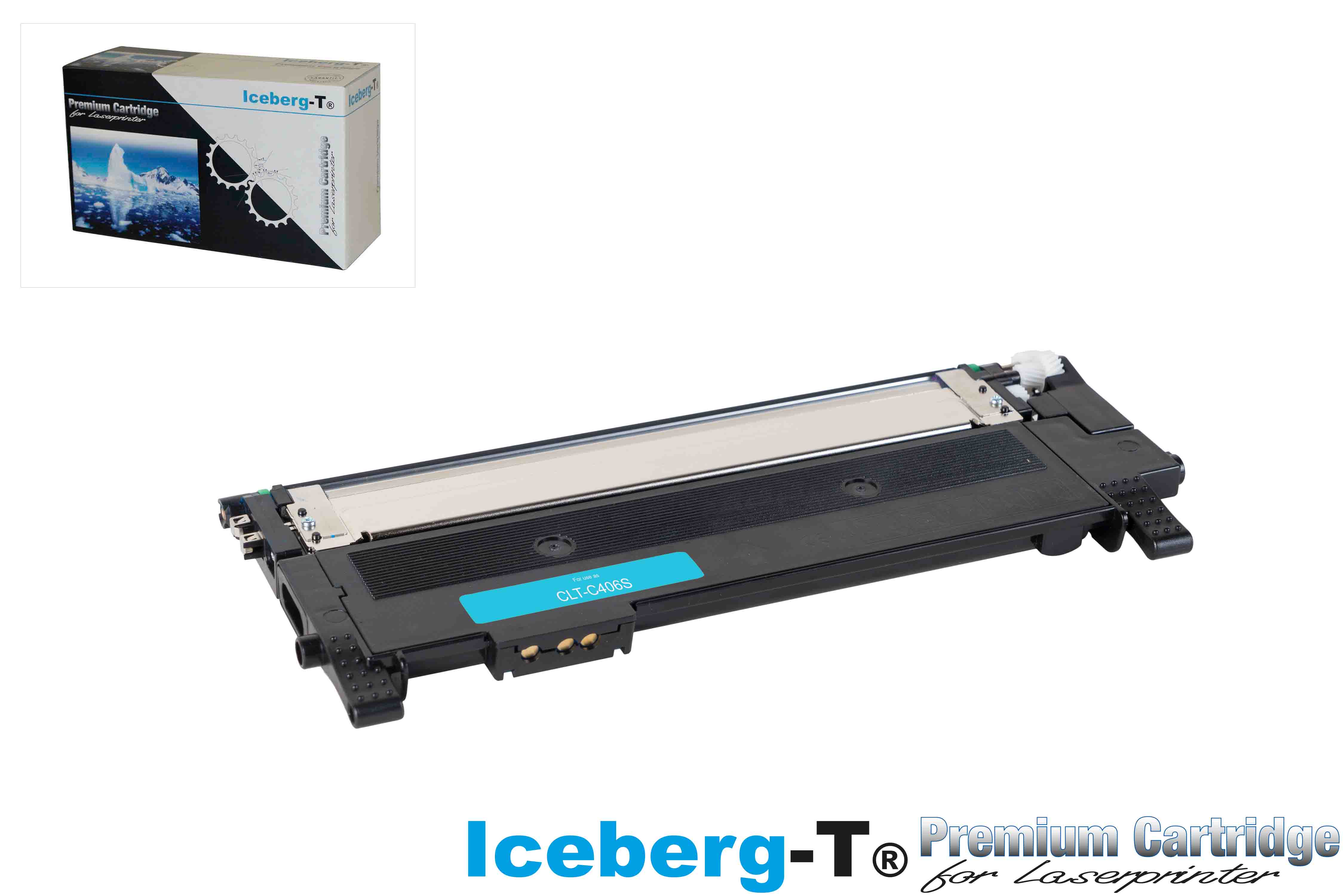 Iceberg-T Toner CLT-C406S 1'000 Seiten, cyan