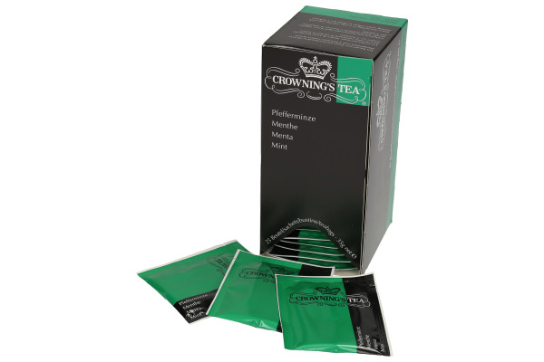 CROWNING Pfefferminze 101164 Beutel 1.4g, 25 Stk.