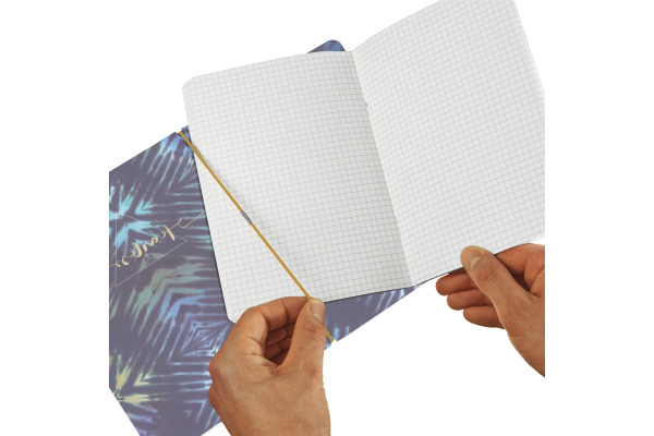 HERLITZ Notizheft A4, 80 g/m2 50044368 New Batik Fearless kar./lin.