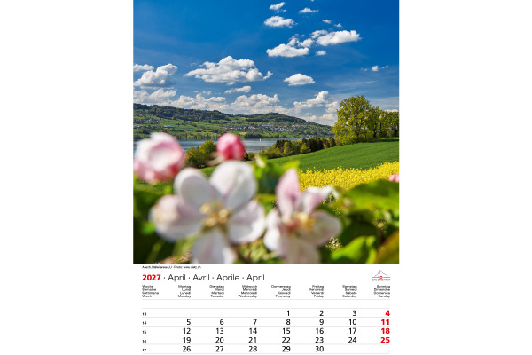 CALENDARI Bildkalender 2027 36206127 Swiss Souvenir ML 23x31.5cm