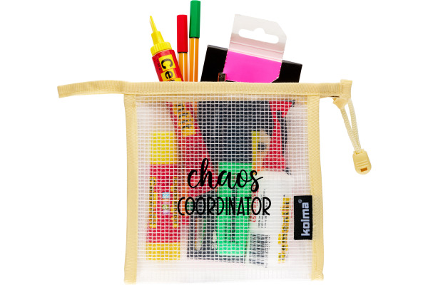 KOLMA Reissverschlusstasche  15x15cm 08.186.15 Mesh Bag,chaos Coordinator