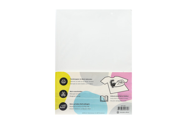 I AM CREA Bügelfolie A4 4010.54 helle Textilien 5 Blatt
