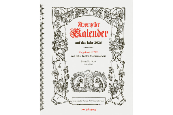 APPENZELL Bildkalender 2026 858829108 Appenzeller DE 17x21cm