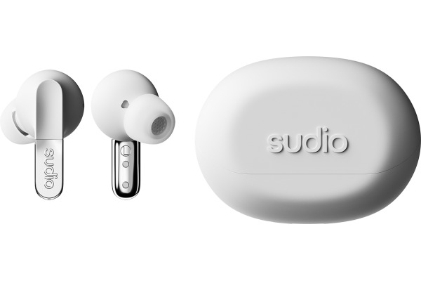 SUDIO Noise Cancelling Earbuds N3PROWHT N3 Pro, White, Wireless