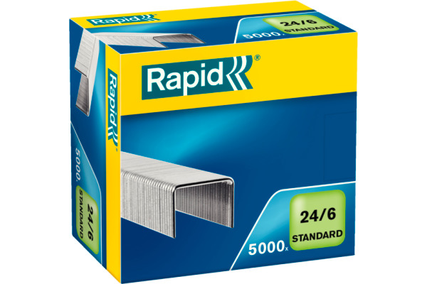 RAPID Heftklammern 24/6 mm 24859800 verzinkt 5000 Stück